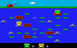 Frogs atari screenshot