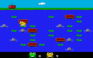 Frogs atari screenshot