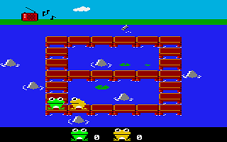 Frogs atari screenshot