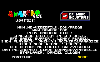 Frogs atari screenshot