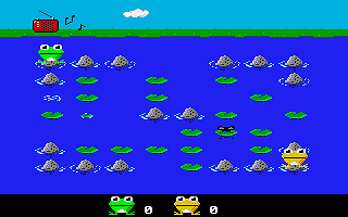 Frogs atari screenshot
