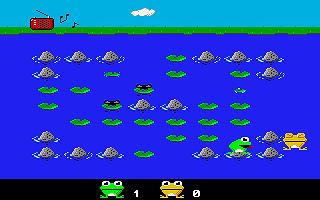 Frogs atari screenshot
