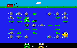 Frogs atari screenshot