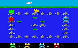 Frogs atari screenshot