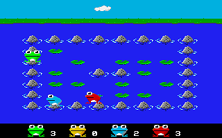 Frogs atari screenshot