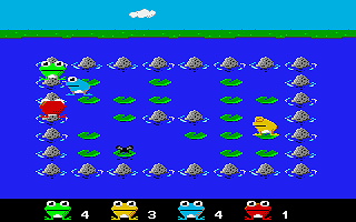 Frogs atari screenshot