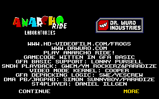 Frogs atari screenshot