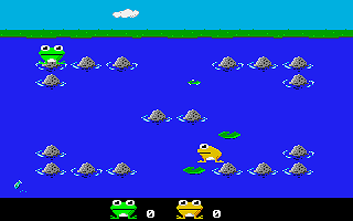 Frogs atari screenshot