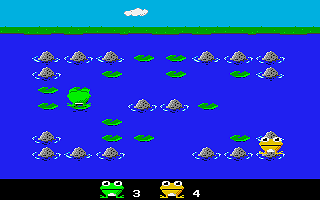 Frogs atari screenshot