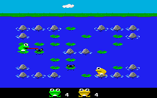 Frogs atari screenshot
