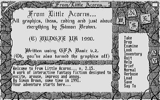 From Little Acorns — screenshot 1
