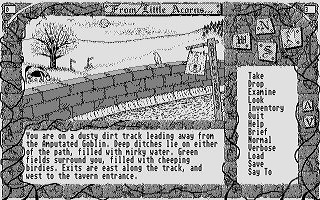 From Little Acorns atari screenshot