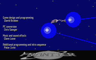 Frontier - Elite II atari screenshot