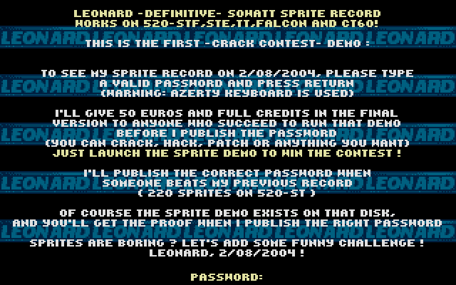 Funny Contest atari screenshot