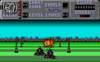 Future Bike Simulator atari screenshot