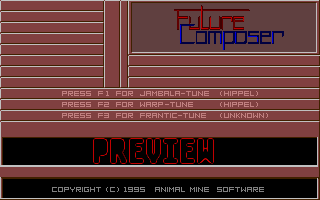 Future Composer v1.4 Preview atari screenshot