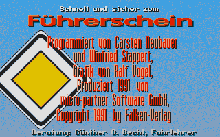 Führerschein (Schnell und Sicher zum) atari screenshot