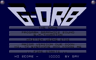 G-Orb atari screenshot