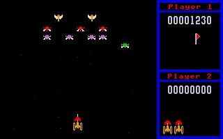 Galaxian atari screenshot