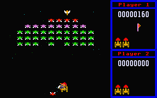 Galaxian atari screenshot