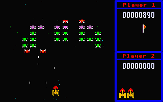 Galaxian atari screenshot
