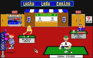Gambler (The) atari screenshot