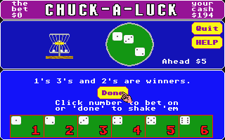 Gambler (The) atari screenshot
