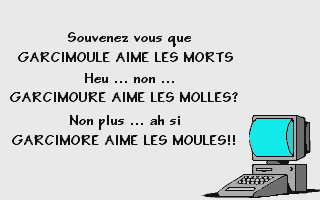 Garcimore II Rire atari screenshot