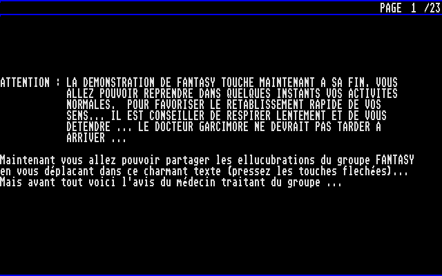 Garcimore Aime les Moules atari screenshot