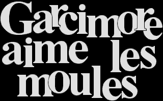 Garcimore Aime les Moules atari screenshot