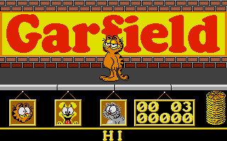 Garfield - Big, Fat, Hairy Deal atari screenshot