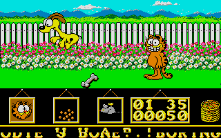 Garfield - Big, Fat, Hairy Deal atari screenshot