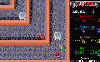 Gauntlet atari screenshot