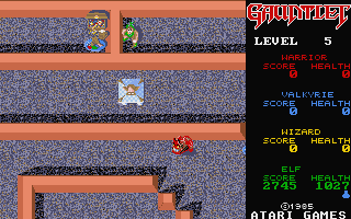 Gauntlet atari screenshot