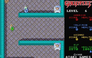 Gauntlet atari screenshot