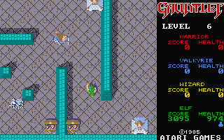 Gauntlet atari screenshot