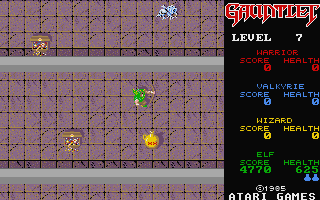 Gauntlet atari screenshot