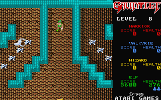 Gauntlet atari screenshot