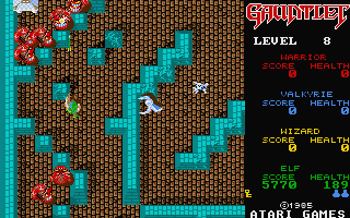 Gauntlet atari screenshot