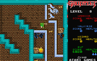 Gauntlet atari screenshot