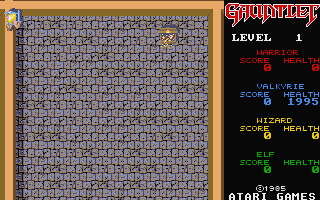 Gauntlet atari screenshot