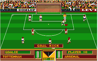 Gazza's Super Soccer atari screenshot