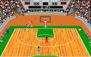 GBA Championship Basketball Two on Two atari screenshot