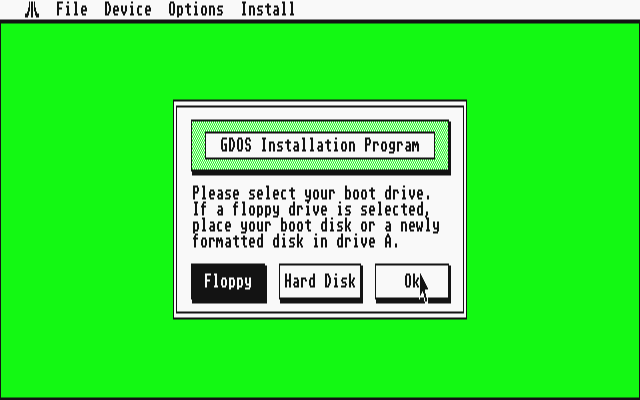 GDOS Distribution Disk