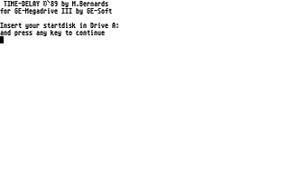 GE Installation Mega Drive atari screenshot