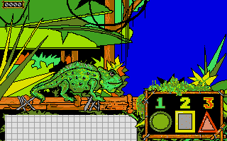 Gédéon le Caméléon atari screenshot