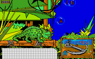 Gédéon le Caméléon atari screenshot