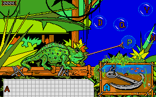 Gédéon le Caméléon atari screenshot