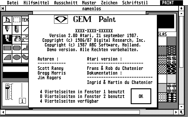 GEM Collection atari screenshot