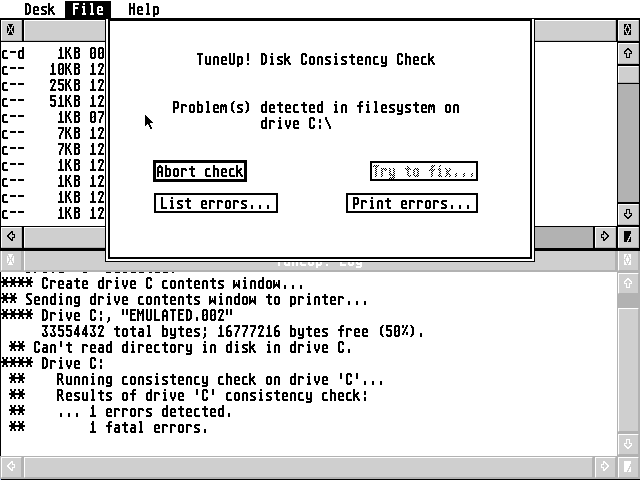 TuneUp! atari screenshot